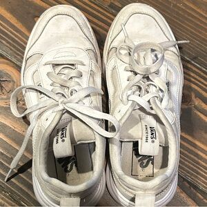White Vans Athletic Sneakers